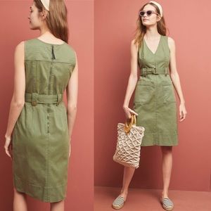Anthropologie Maeve Oona Utility Dress Size XXS